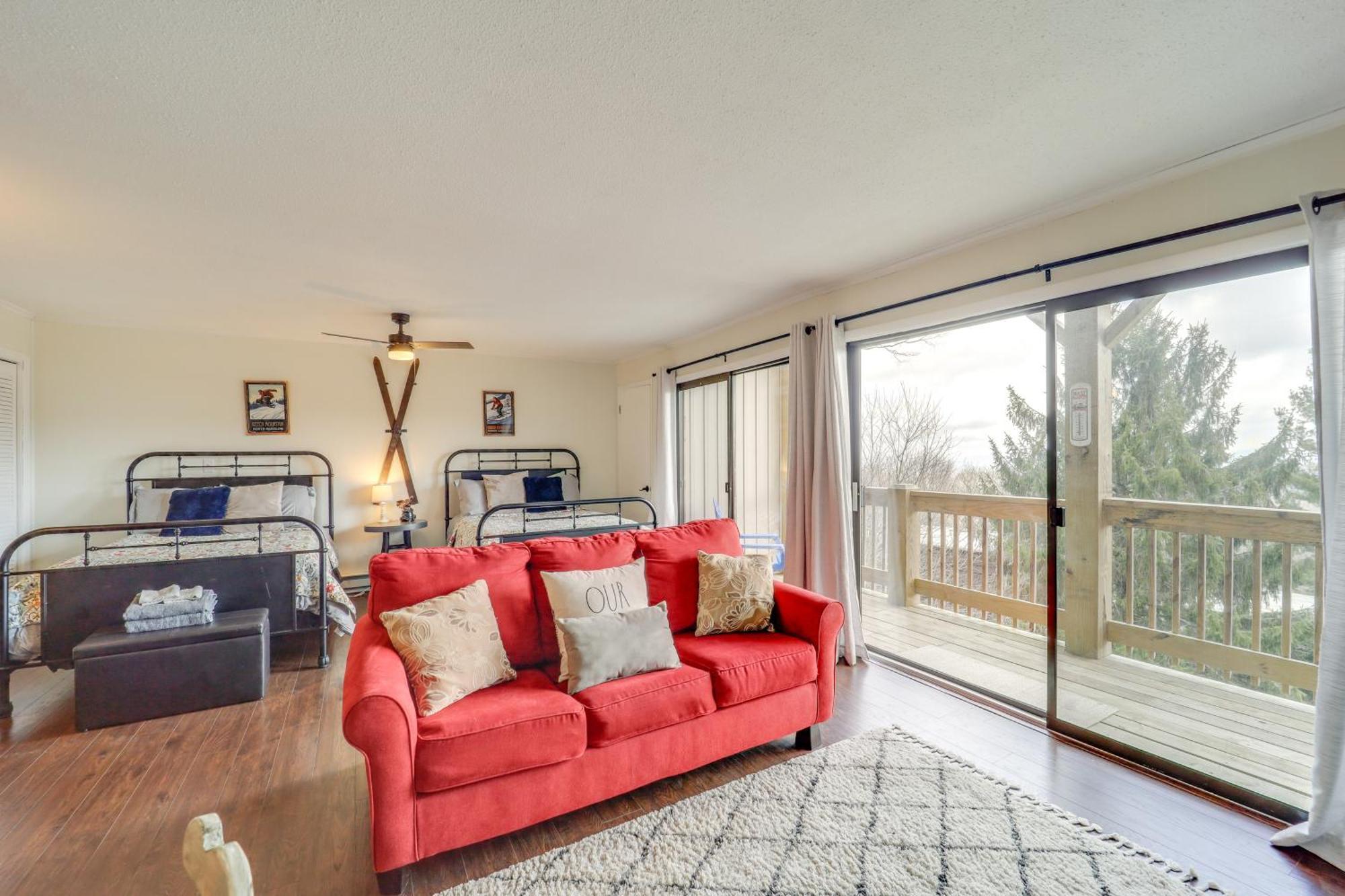 Beech Mountain Studio With Balcony Less Than 1 Mi To Skiing! Exterior photo